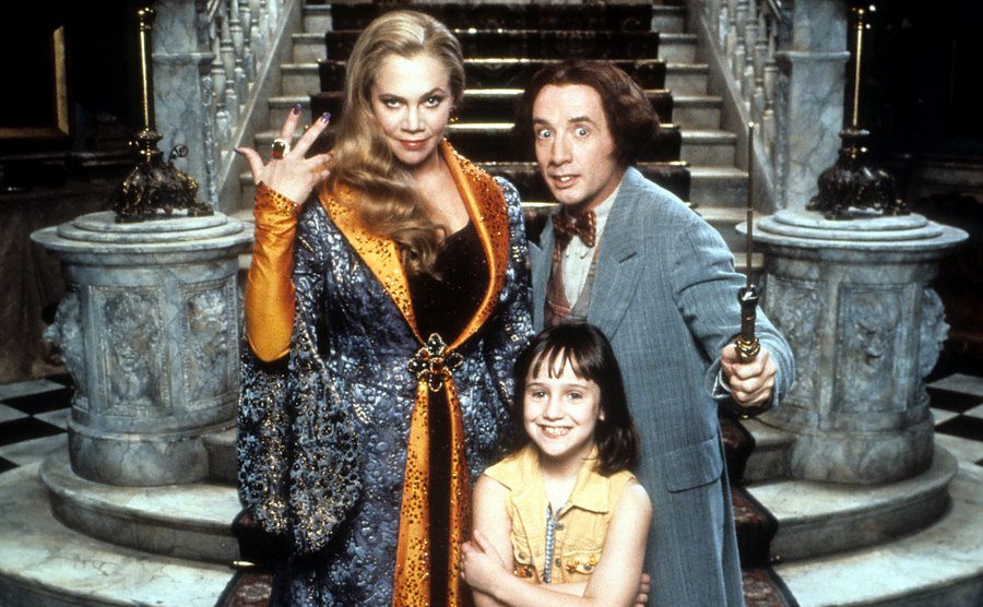 Kathleen Turner, Martin Short and Mara Wilson in a scene from the film 'A Simple Wish'