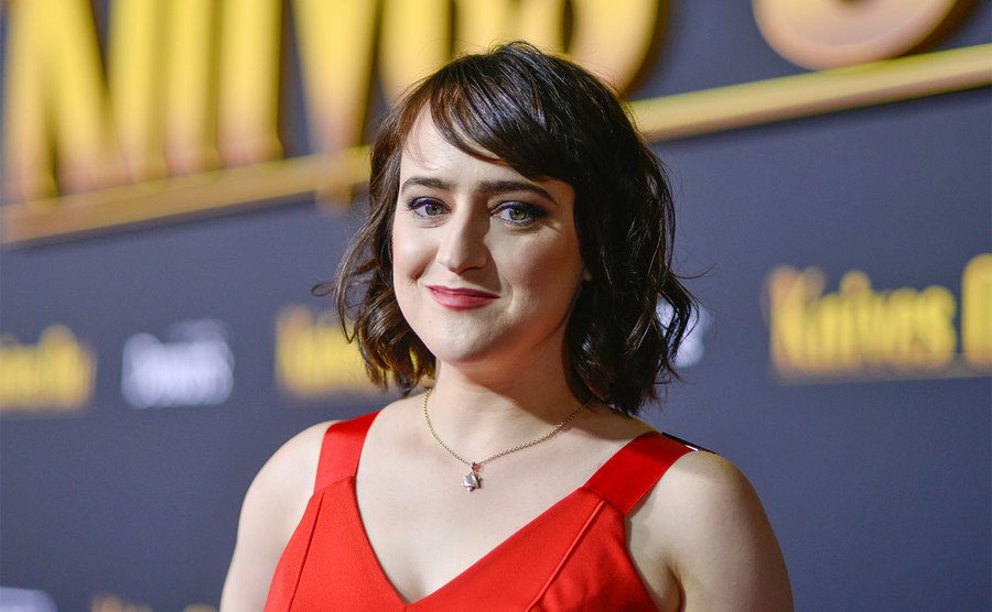 Mara Wilson arrives at the Premiere of Lionsgate's 'Knives Out'. 
