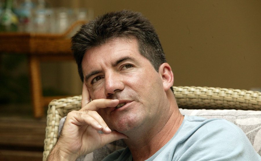 A portrait of Cowell at the time during an interview.