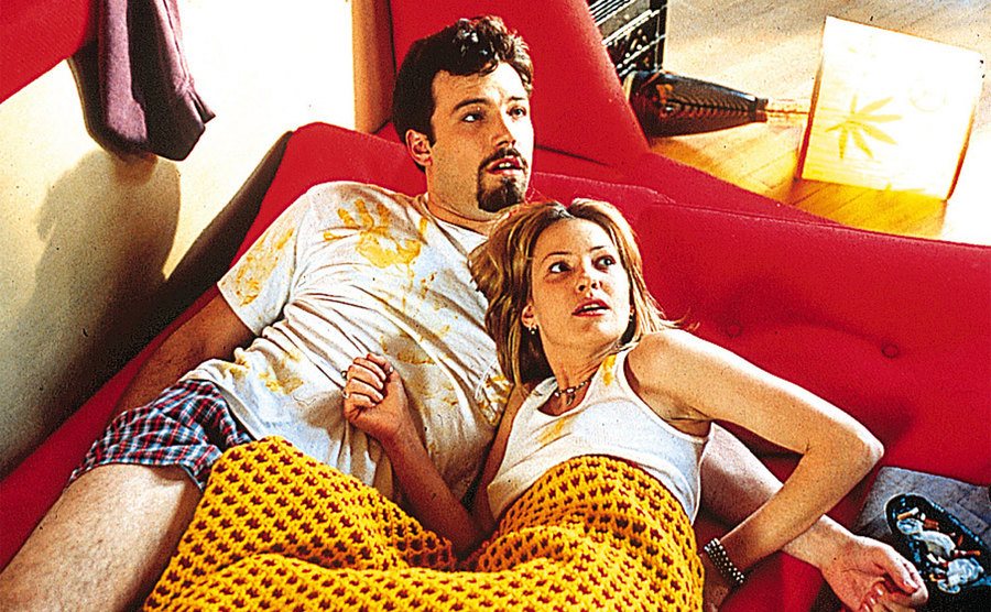Ben Affleck and Joey Lauren Adams in a still from Chasing Amy 
