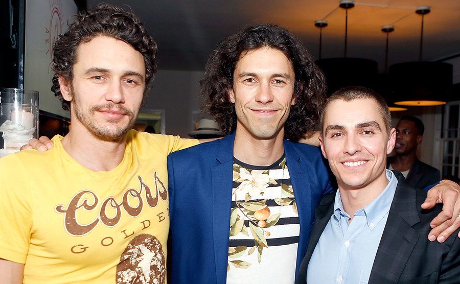 James Franco, Tom Franco, and Dave Franco attend the Art of Elysium event. 