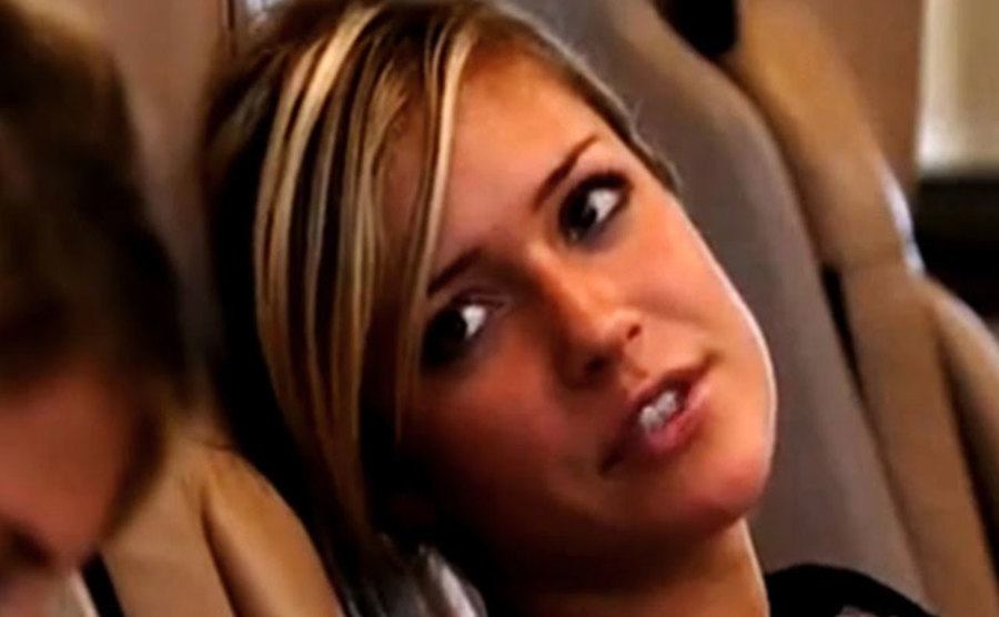 A still of Cavallari in an episode from Laguna Beach: The Real Orange County.