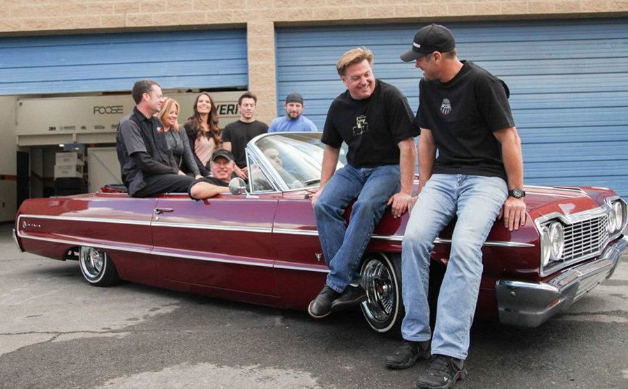 A picture from the cast at Overhaulin’.