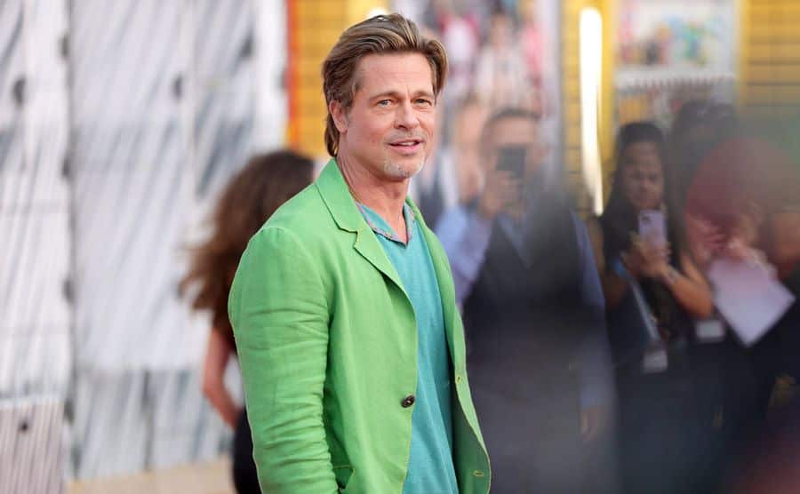Brad Pitt attends an event.