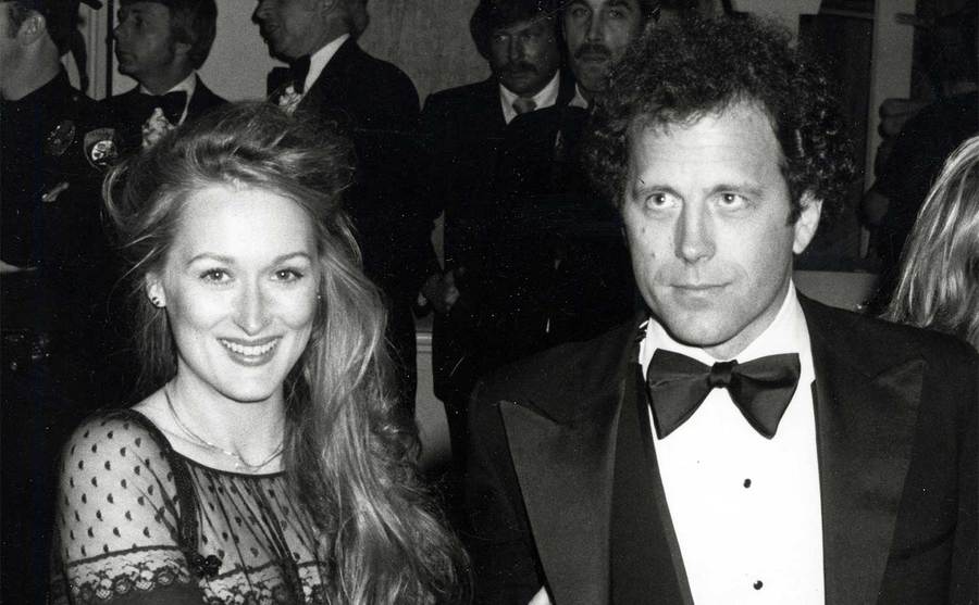 Meryl Streep and Husband Don Gummer attend the Academy Awards. 