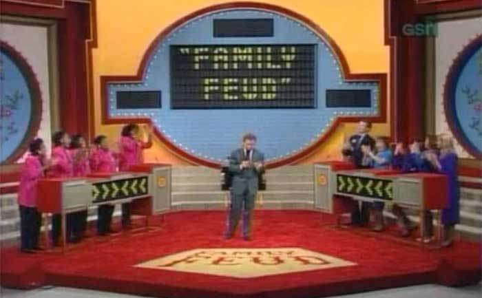 Ray Combs is hosting Family Feud. 