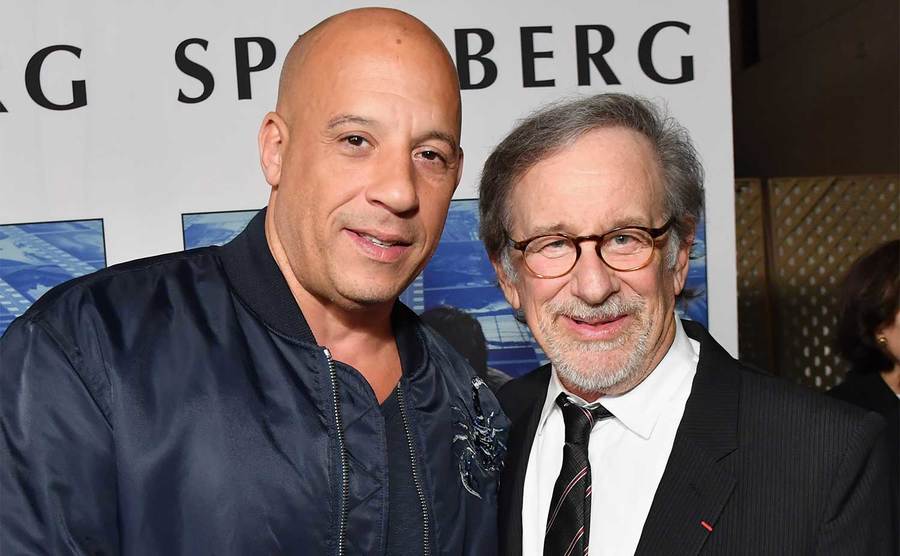 Vin Diesel and Steven Spielberg at HBO's 
