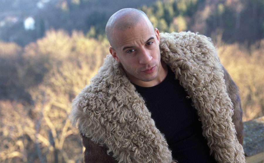 Vin Diesel as Xander Cage in a publicity still for the film 'xXx'. 