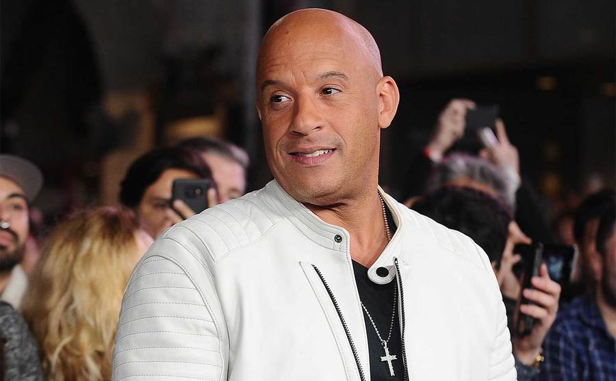 Vin Diesel attends the premiere of “xXx: Return of Xander Cage”. 