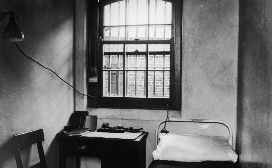 An image from a prison cell.