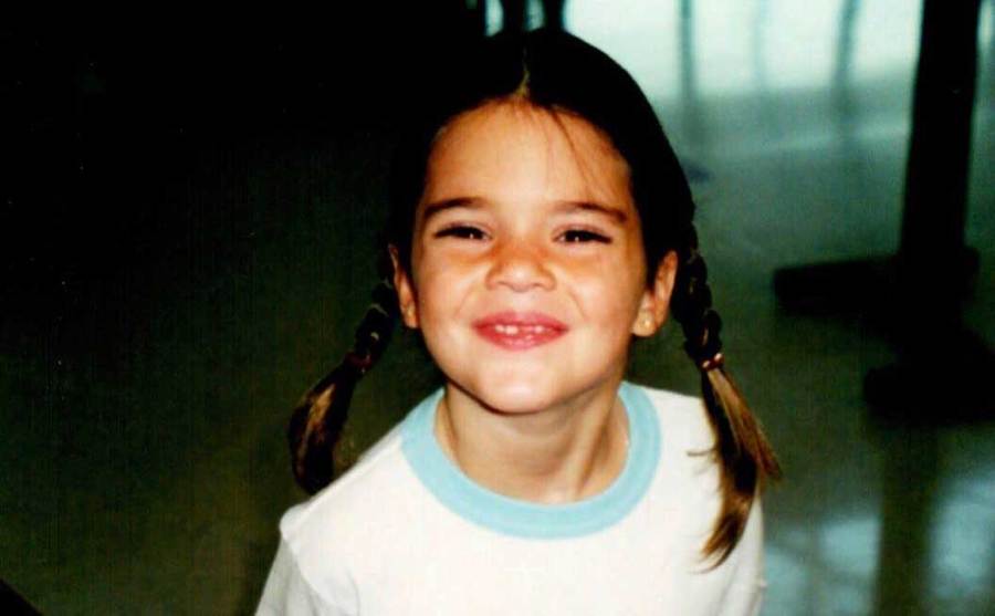 A photo of Kendall as a little girl. 