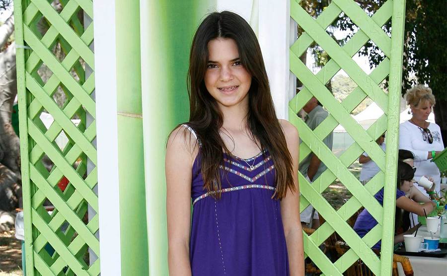 11-Year-old Kendall poses for a photo at an event. 