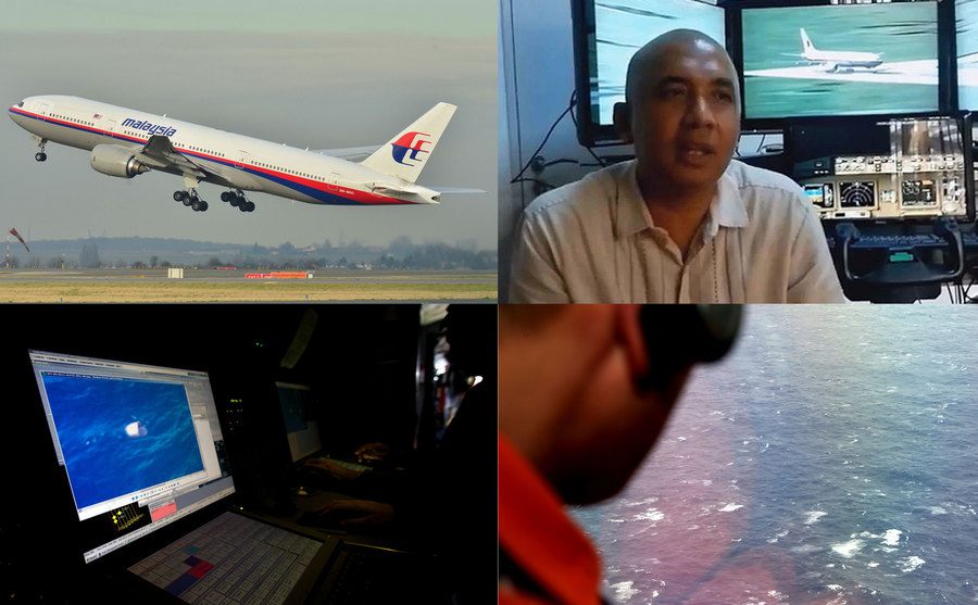 Malaysia Airlines Flight 370 / Zaharie Ahmad Shah / Computer screen / View from airplane.