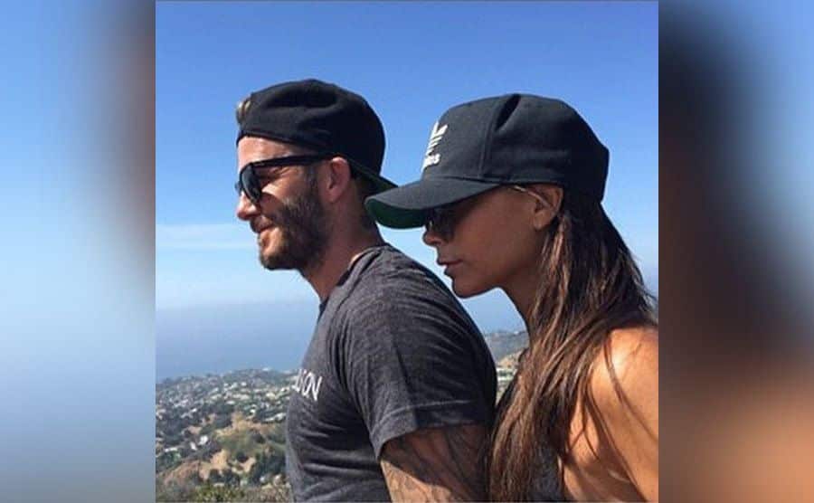 David and Victoria go on a hike. 