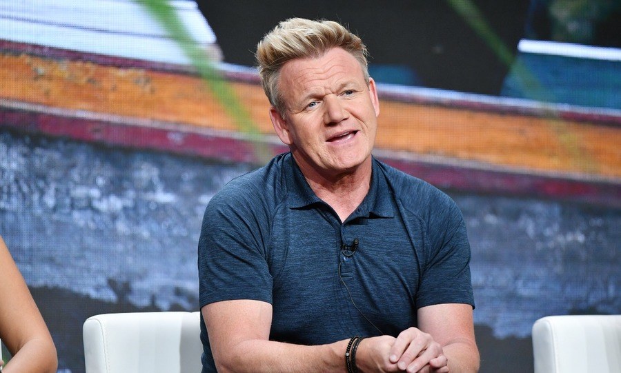 Gordon Ramsay attends the TCA panel for National Geographic