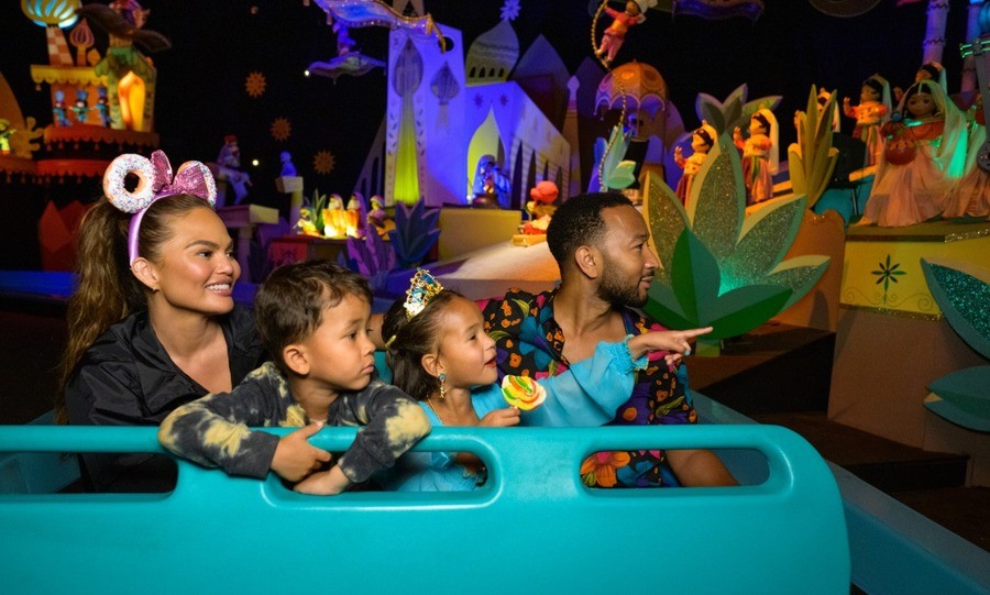 Chrissy Teigen And John Legend Visit Disneyland