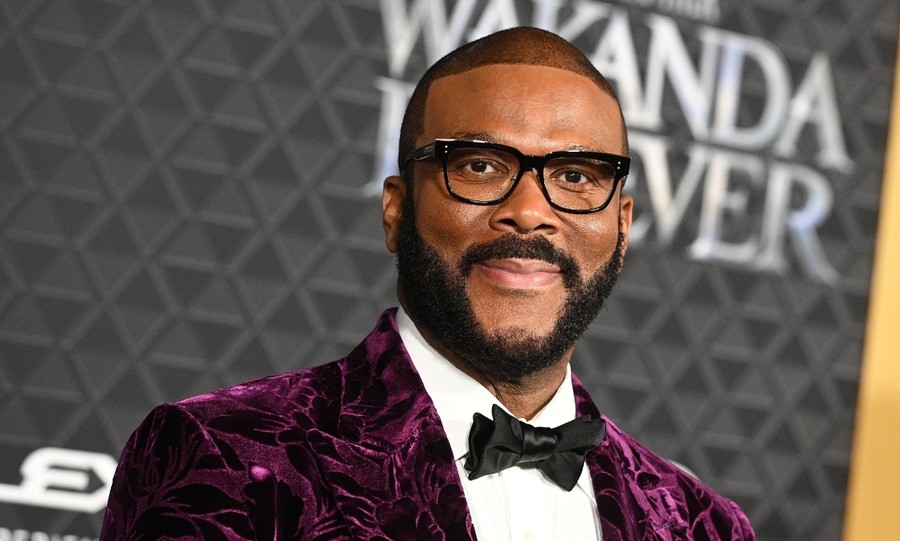 Tyler Perry at the world premiere of Marvel Studios Black Panther: Wakanda Forever